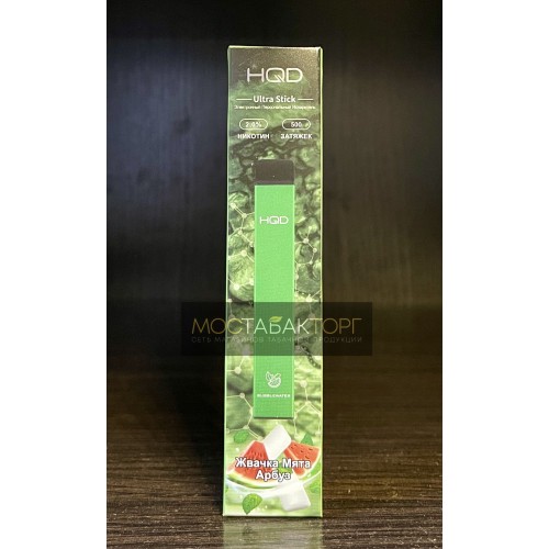 HQD Ultra Stick Bubblewater (HQD Ультра Стик Жвачка Мята Арбуз)